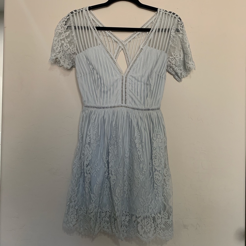 Forever 21 Blue Lace Dress